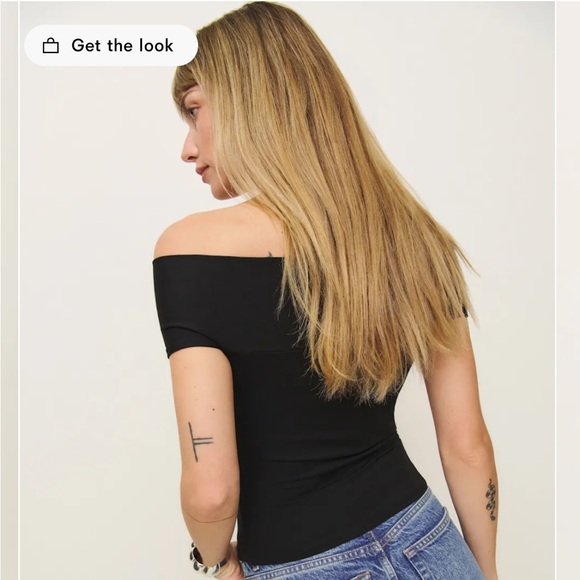 Reformation Ezlynn Off-shoulder Top - Picture 3 of 10